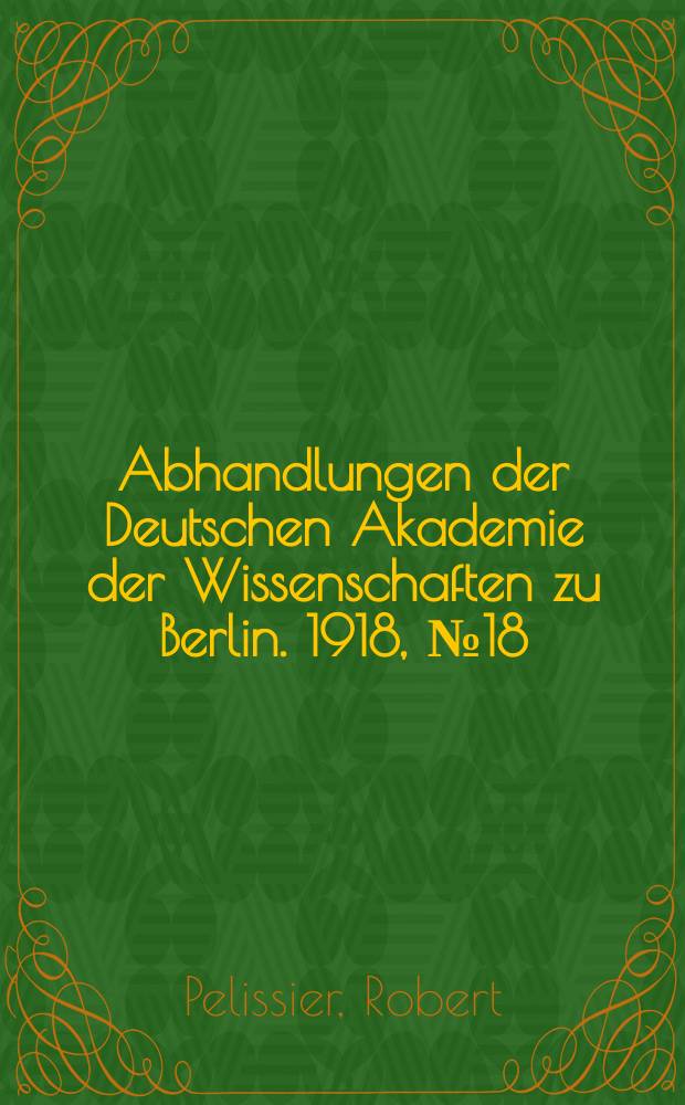 Abhandlungen der Deutschen Akademie der Wissenschaften zu Berlin. 1918, №18 : Mischär-tatarische Sprachproben