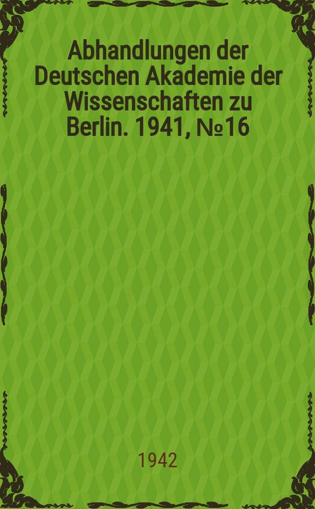 Abhandlungen der Deutschen Akademie der Wissenschaften zu Berlin. 1941, №16 : Fälschungen makedonischer Münzen
