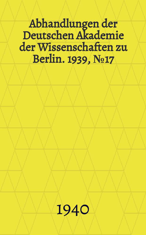 Abhandlungen der Deutschen Akademie der Wissenschaften zu Berlin. 1939, №17 : Fälschungen makedonischer Münzen