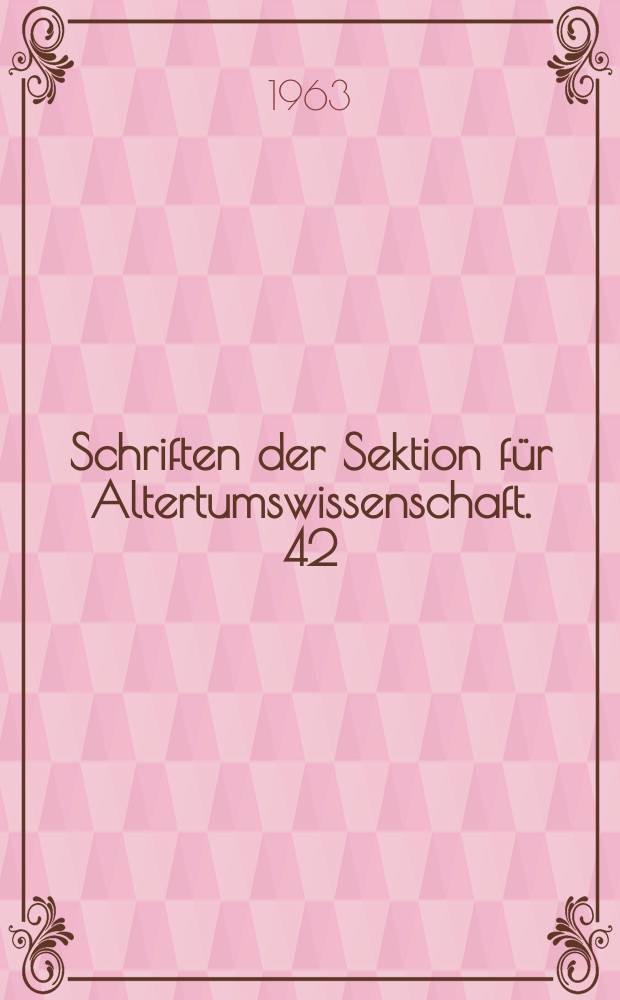 Schriften der Sektion für Altertumswissenschaft. 42 : Qumran-Probleme