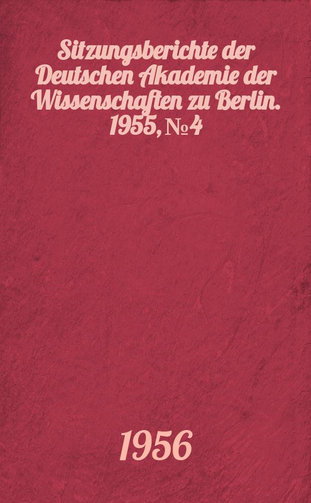 Sitzungsberichte der Deutschen Akademie der Wissenschaften zu Berlin. 1955, №4 : Die byzantinische Kultur und das mittelalterliche Ungarn