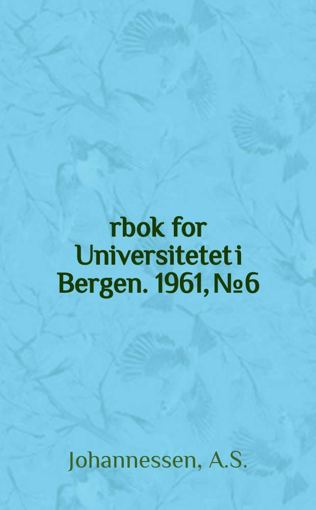 Årbok for Universitetet i Bergen. 1961, №6 : Kinn kirkes lektorium og dets plass blant norske middelalderlektorier