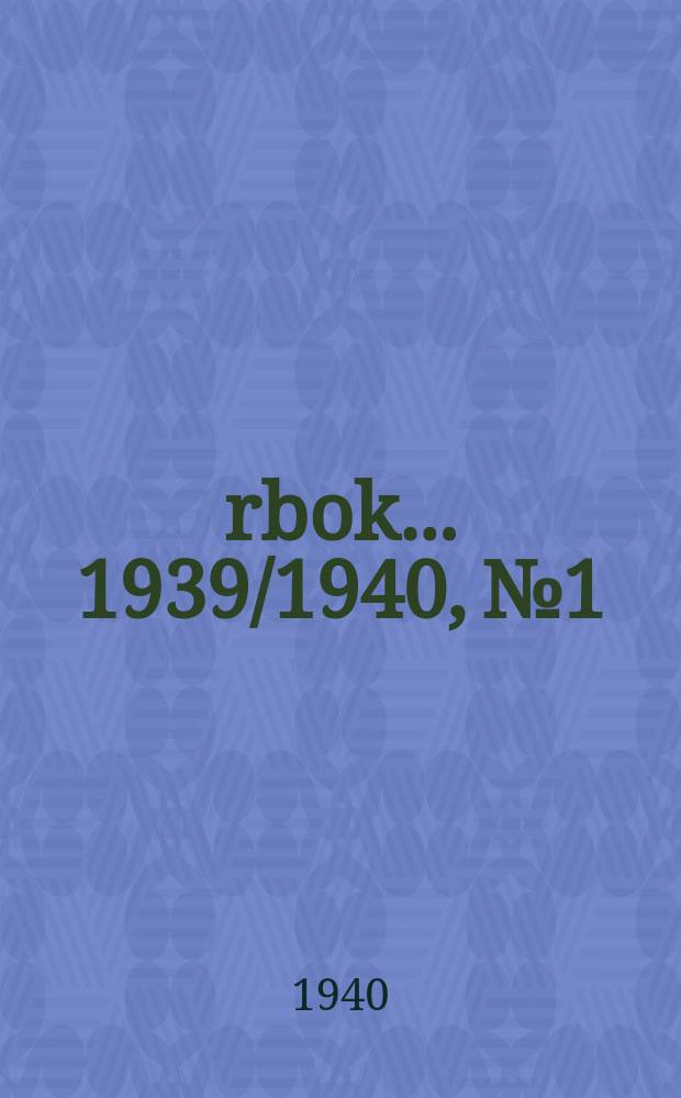 Årbok ... 1939/1940, №1 : Contribution to our knowledge of the monogenetic trematodes