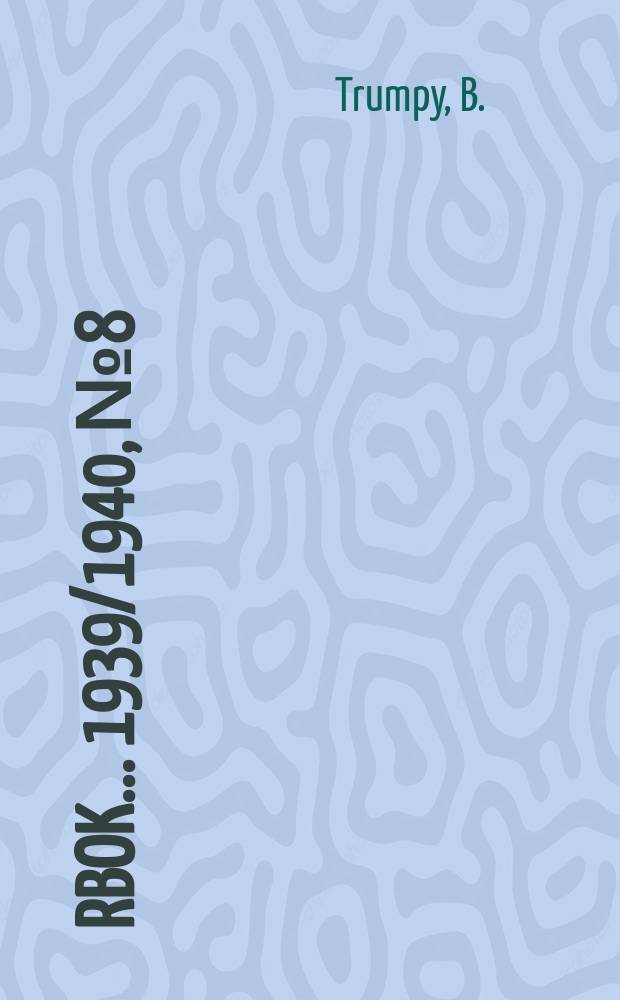 Årbok ... 1939/1940, №8 : Die Schauerbildung durch die Mesotronenkomponente Ultrastrahlung