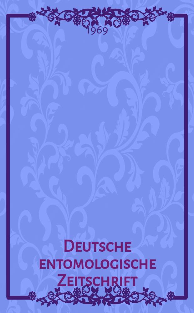 Deutsche entomologische Zeitschrift : Hrsg. von der Deutschen entomologischen Gesellschaft (bisher "Berliner entomologischer verein"). Bd.16, Указатель