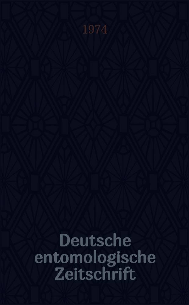 Deutsche entomologische Zeitschrift : Hrsg. von der Deutschen entomologischen Gesellschaft (bisher "Berliner entomologischer verein"). Bd.21, H.1/3