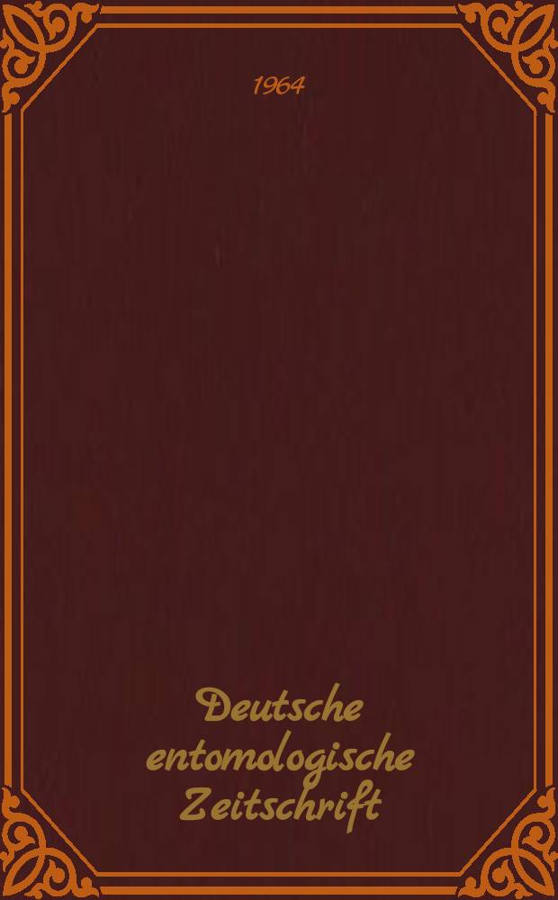 Deutsche entomologische Zeitschrift : Hrsg. von der Deutschen entomologischen Gesellschaft (bisher "Berliner entomologischer verein"). Bd.11, Указатель