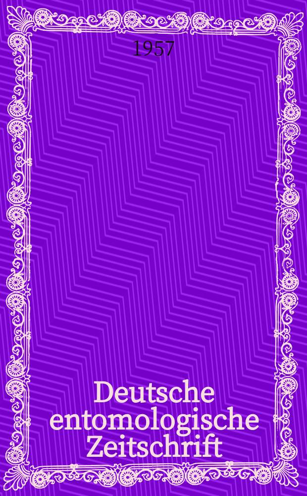 Deutsche entomologische Zeitschrift : Hrsg. von der Deutschen entomologischen Gesellschaft (bisher "Berliner entomologischer verein"). Bd.4, H.3/4
