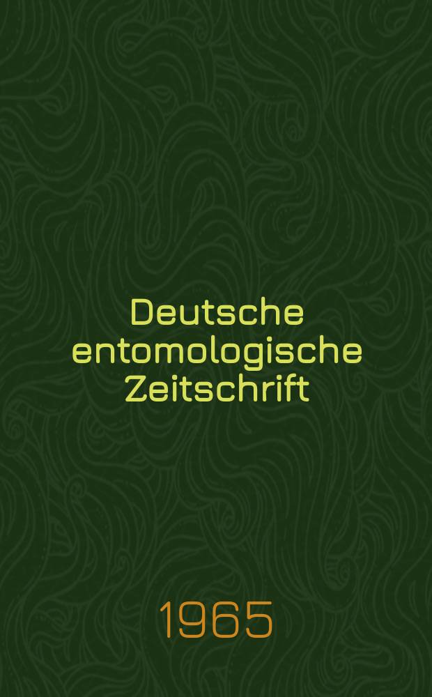 Deutsche entomologische Zeitschrift : Hrsg. von der Deutschen entomologischen Gesellschaft (bisher "Berliner entomologischer verein"). Bd.12, Указатель