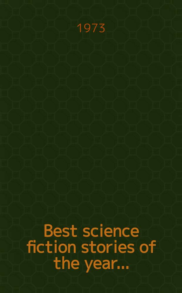 Best science fiction stories of the year ... : Annual collection