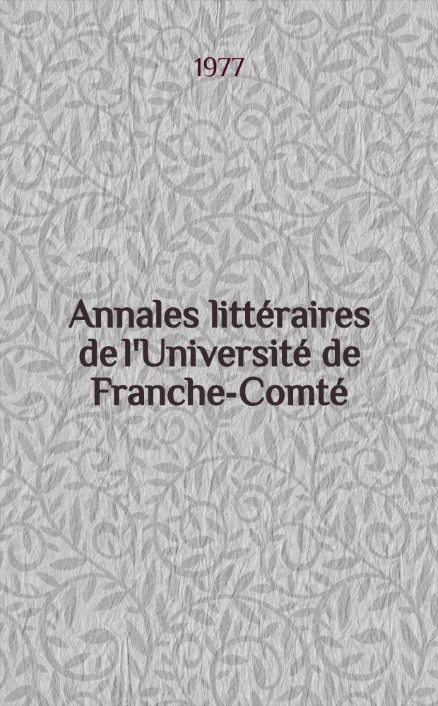 Annales littéraires de l'Université de Franche-Comté : Recherches sur le roman historique en Europe - XVIII-e - XIX-e siècles