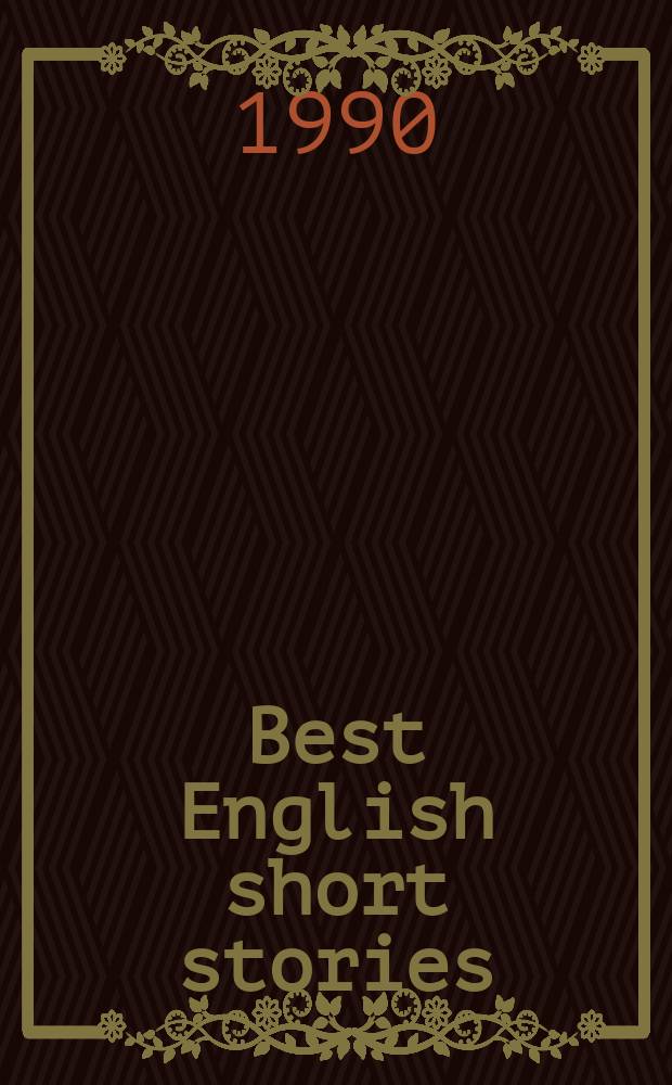 Best English short stories