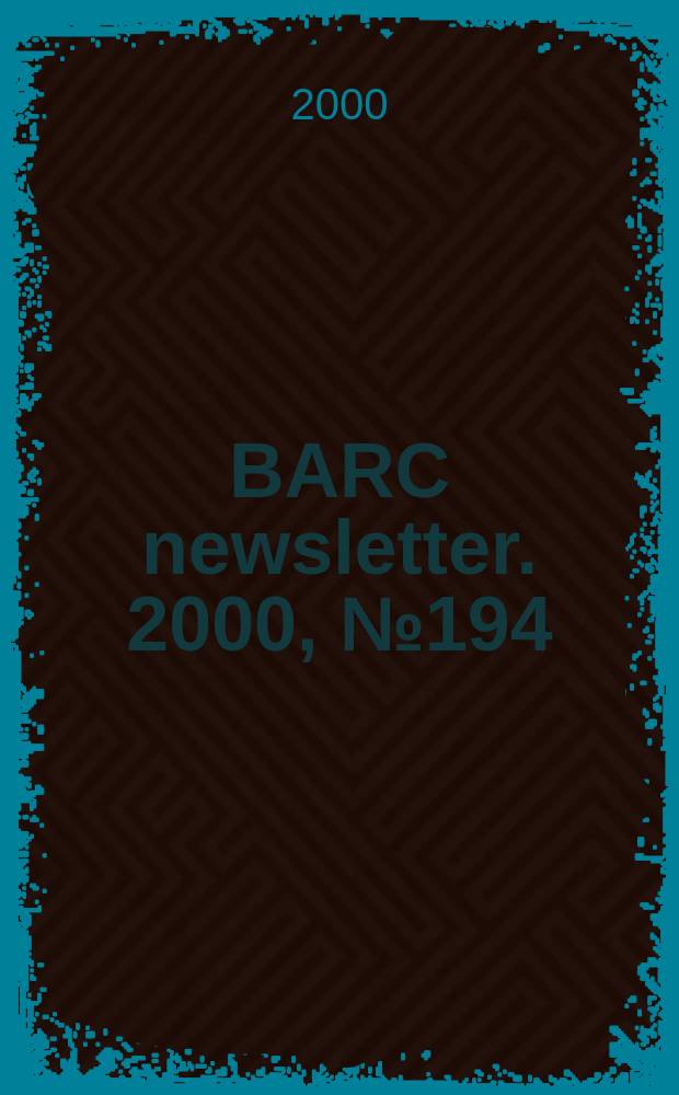 BARC newsletter. 2000, №194