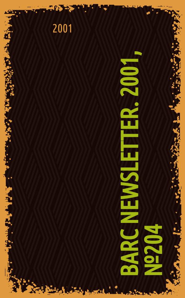 BARC newsletter. 2001, №204