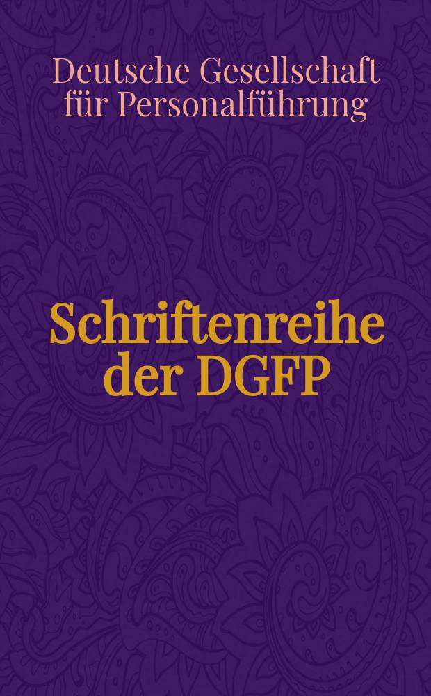 Schriftenreihe der DGFP