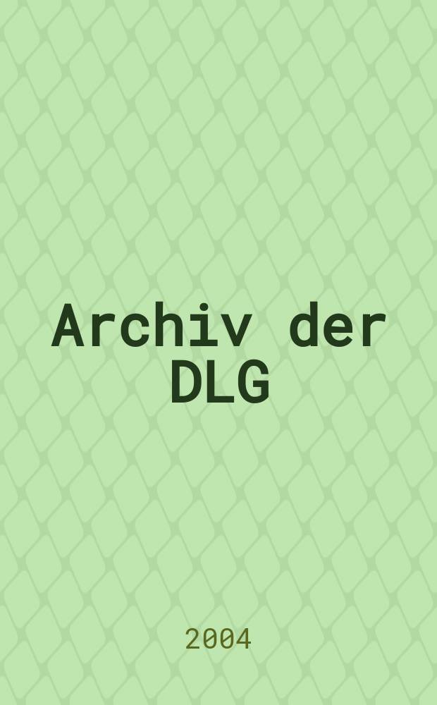 Archiv der DLG