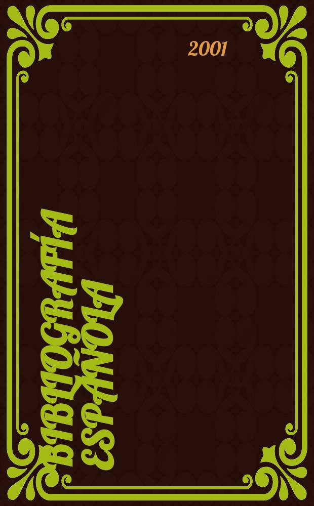 Bibliografía española : Contin. de Bibliografía española. 2001, Enero