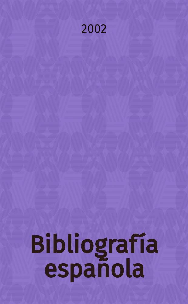 Bibliografía española