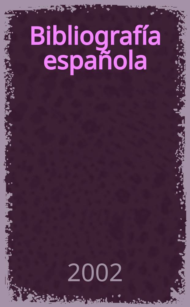 Bibliografía española