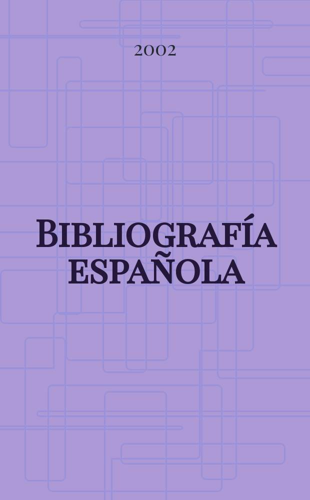 Bibliografía española