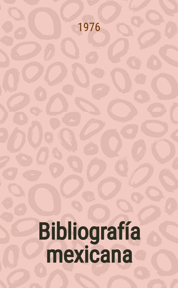Bibliografía mexicana