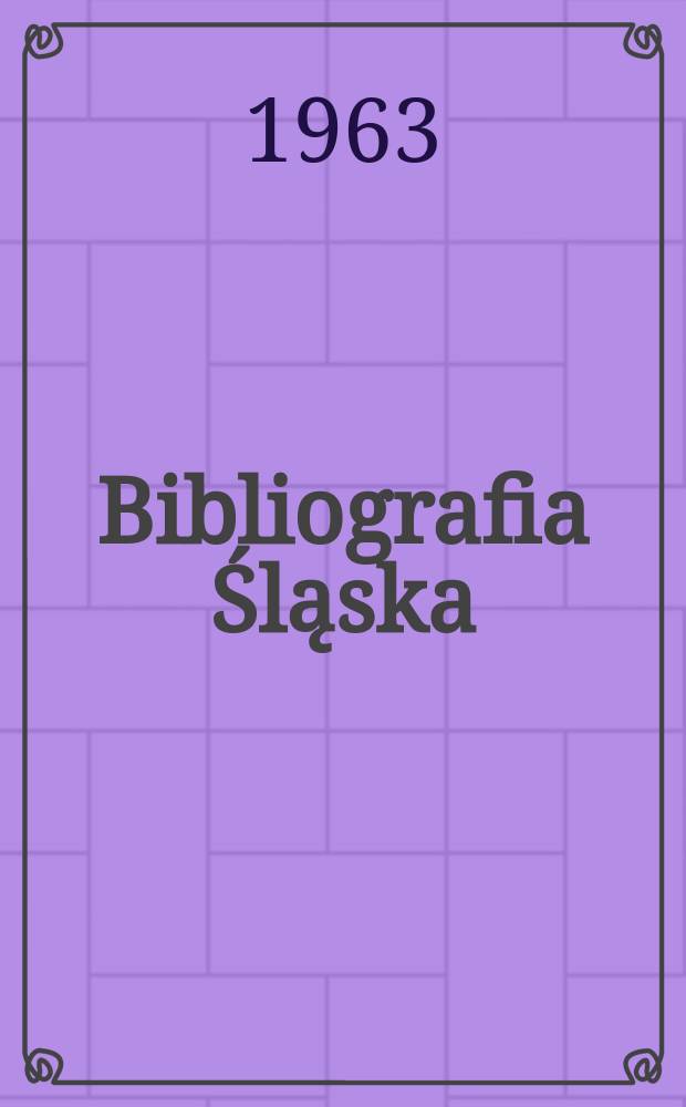 Bibliografia Śląska