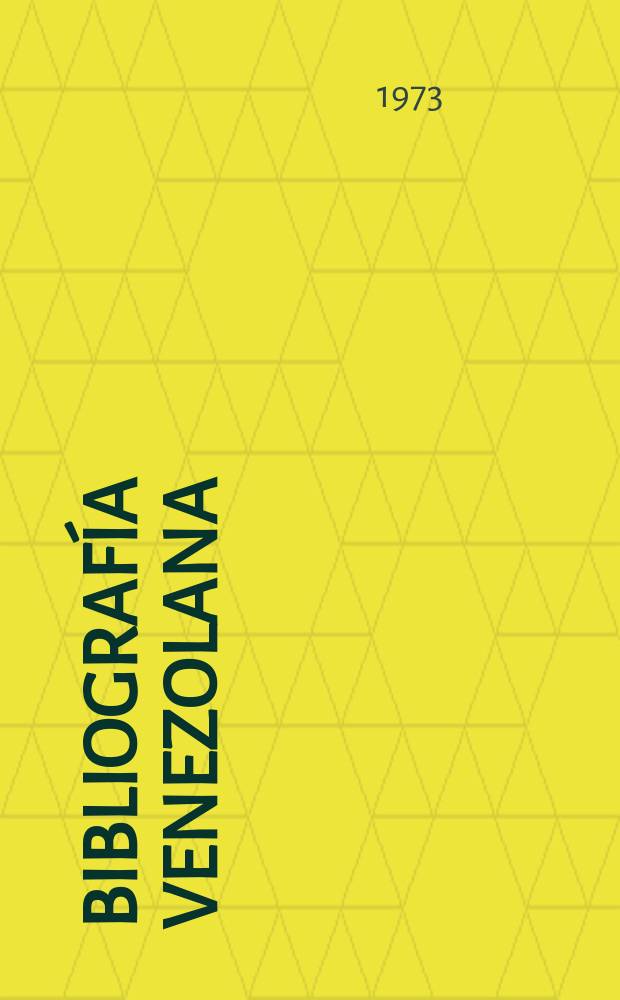 Bibliografía Venezolana : Compilación a cargo del Centro bibliográfico Venezolano