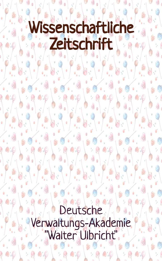 Wissenschaftliche Zeitschrift