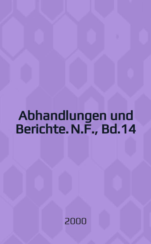 Abhandlungen und Berichte. N.F., Bd.14 : Forschen für Stalin