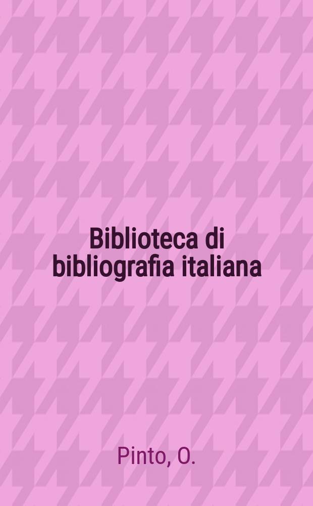 Biblioteca di bibliografia italiana : Supplementi a La Bibliofilia. 61 : Nuptialia