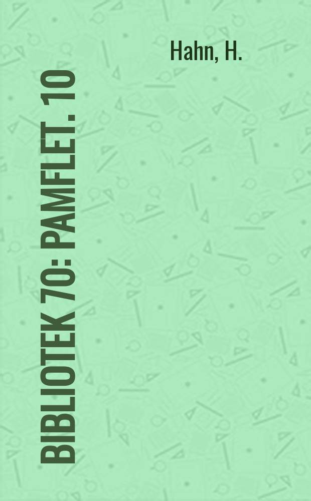 Bibliotek 70 : Pamflet. 10 : Aktion 02.7