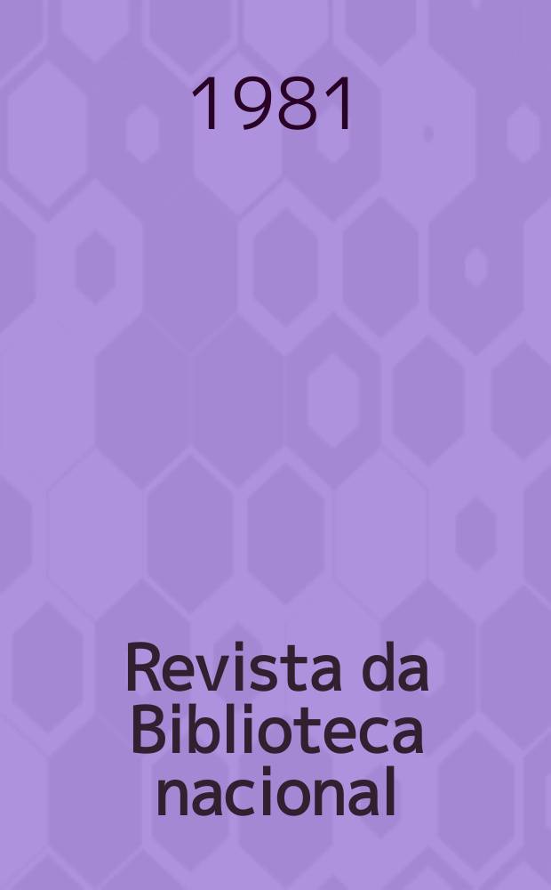 Revista da Biblioteca nacional