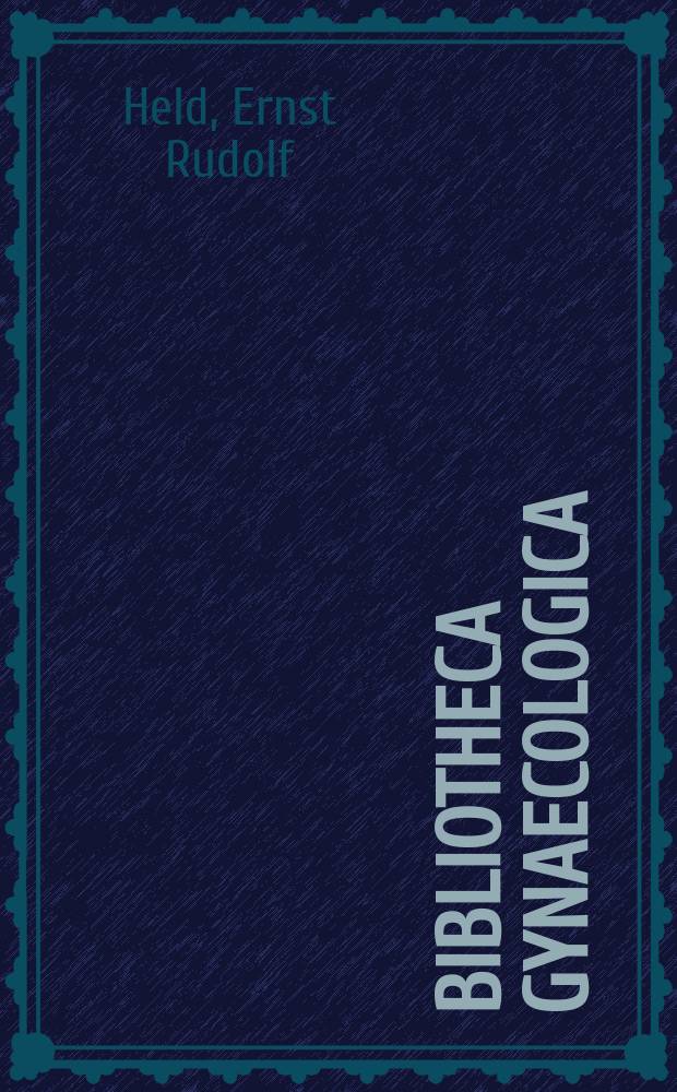 Bibliotheca gynaecologica : Suppl. ad Gynaecologica. Fasc. 37 : Die abdominale erweiterte Hysterektomie