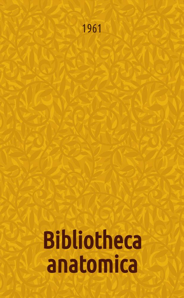 Bibliotheca anatomica
