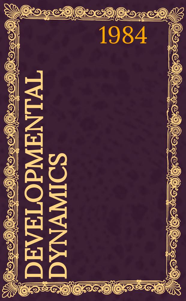 Developmental dynamics : An offic. publ. of the Amer. assoc. of anatomists (Formely The Amer. j. of anatomy). Vol.170, №3 : (The immune system)