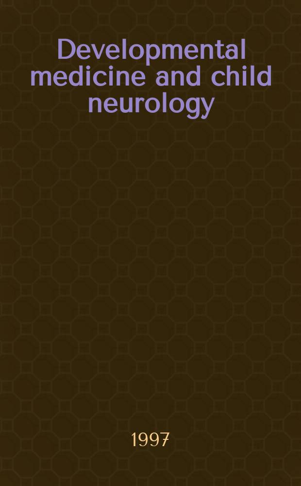 Developmental medicine and child neurology : Publ. by the Spastics society medical education and information unit ... №76 : Services for children with disabilities in European countries