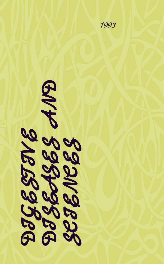 Digestive diseases and sciences : Formerly publ. as the American journal of digestive diseases. Vol.38, №12