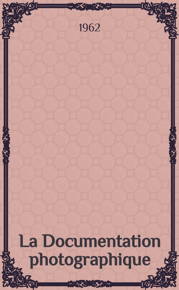 La Documentation photographique : Réalisée par la Documentation française (Présidence du conseil et par l'Institut pédagogique national (Ministère de l'éducation nationale). №227 : La Péninsule Ibérique