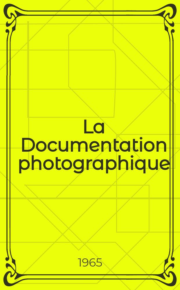 La Documentation photographique : Réalisée par la Documentation française (Présidence du conseil et par l'Institut pédagogique national (Ministère de l'éducation nationale). №259/260 : Les États-Unis