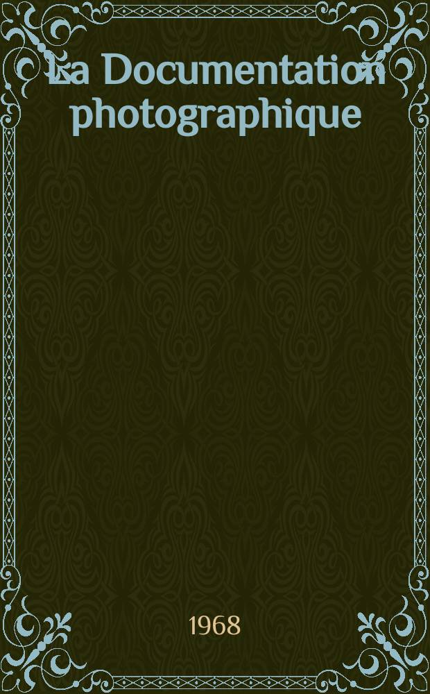 La Documentation photographique : Réalisée par la Documentation française (Présidence du conseil et par l'Institut pédagogique national (Ministère de l'éducation nationale). №281/282 : L'Amérique Latine