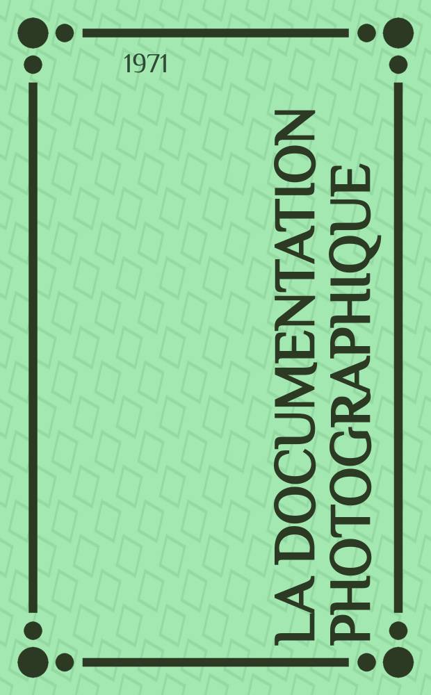 La Documentation photographique : Réalisée par la Documentation française (Présidence du conseil et par l'Institut pédagogique national (Ministère de l'éducation nationale). №311 : La crise de 1929