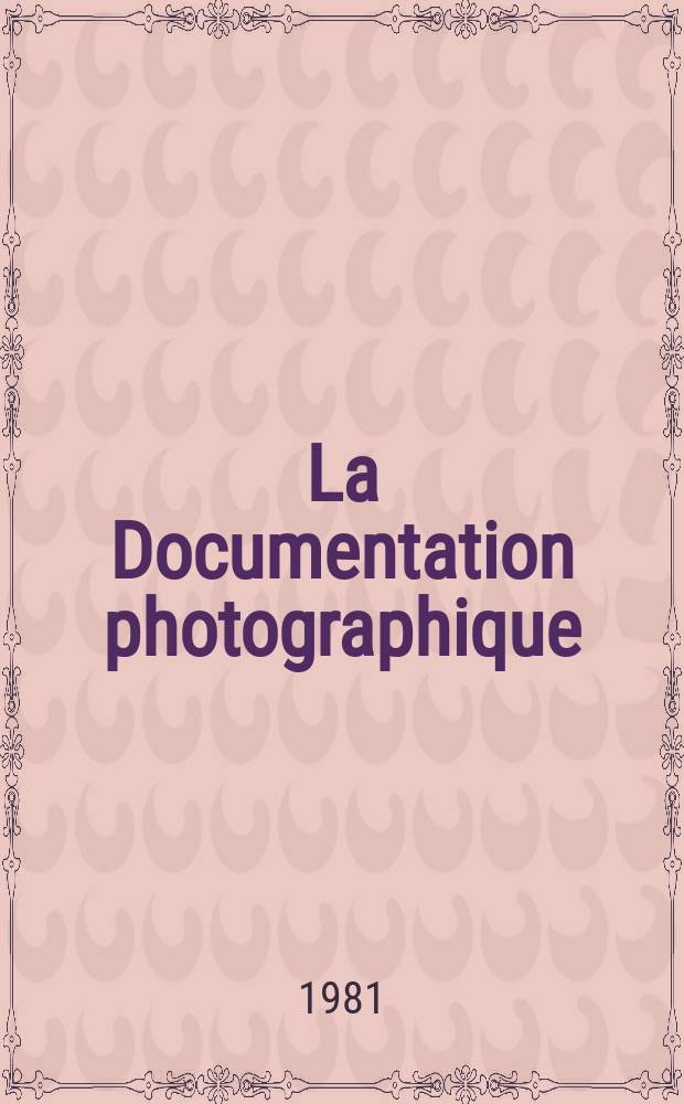 La Documentation photographique : Réalisée par la Documentation française (Présidence du conseil et par l'Institut pédagogique national (Ministère de l'éducation nationale). №6055 : L'islam