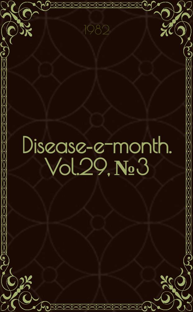 Disease-e-month. Vol.29, №3 : Diverticula of the gastrointestinal...
