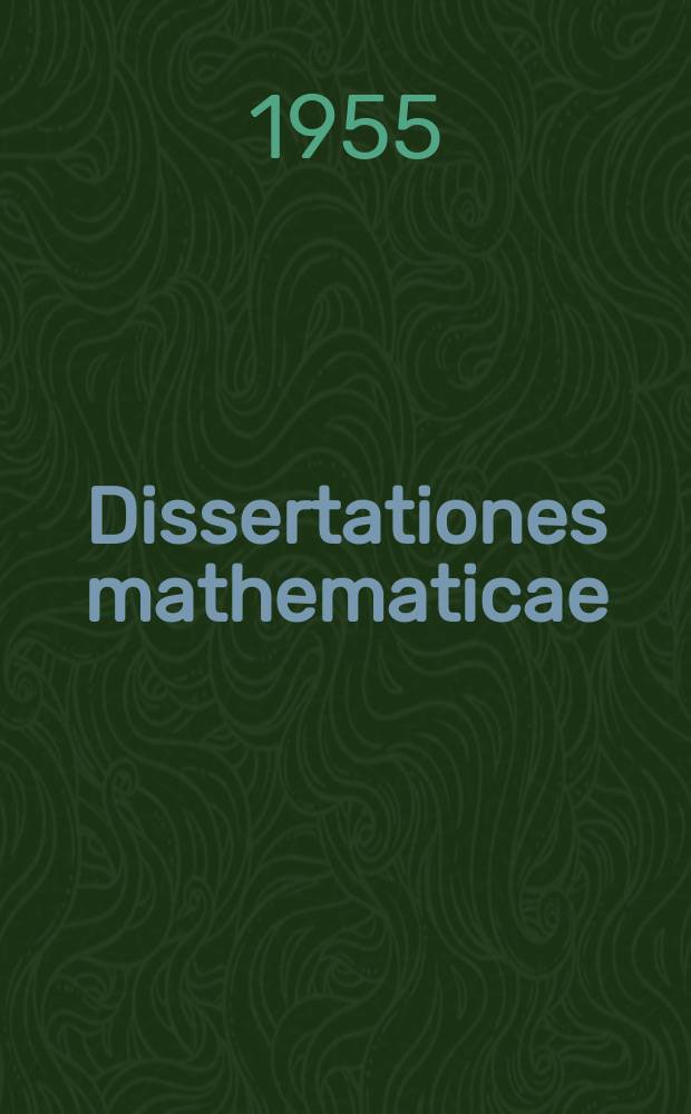 Dissertationes mathematicae : Rozprawy matematyczne. 10 : Sur les fonctions univalentes algébriques bornées