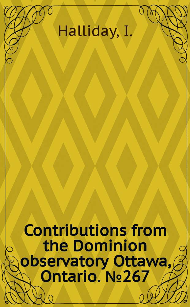 Contributions from the Dominion observatory Ottawa, Ontario. №267 : Comments on the mean density of Pluto