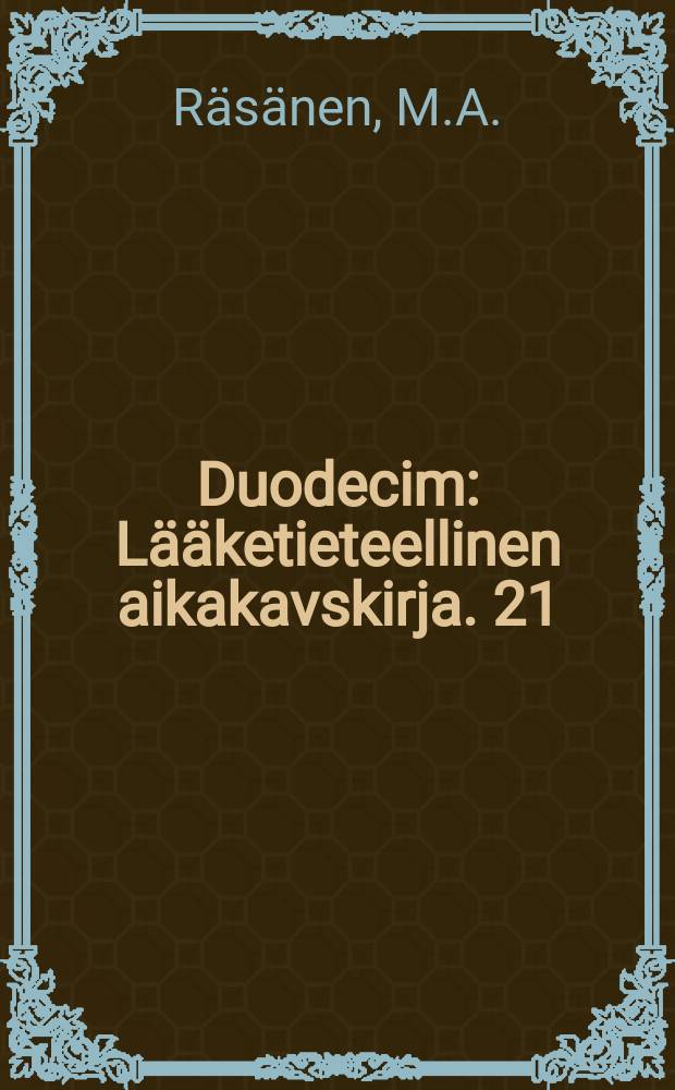 Duodecim : Lääketieteellinen aikakavskirja. 21 : Kliinisiä tutkimuksia. Suomalaisten sydäninfarkti potilaiden elinajasta ja siihen vaikuttavista tekijöista, heidän työkyvystä0än infarktin jälkeen ja kestokyvystään suomalaisessa saunassa