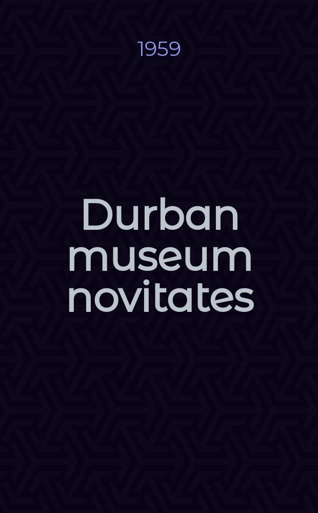 Durban museum novitates : Iss. by the Museum and art gallery, Durban. Vol.5, P.14 : A tentative grouping of the species of the genus Crocidura Wagler, 1832 (insectivora: Soricidae) occurring in Africa