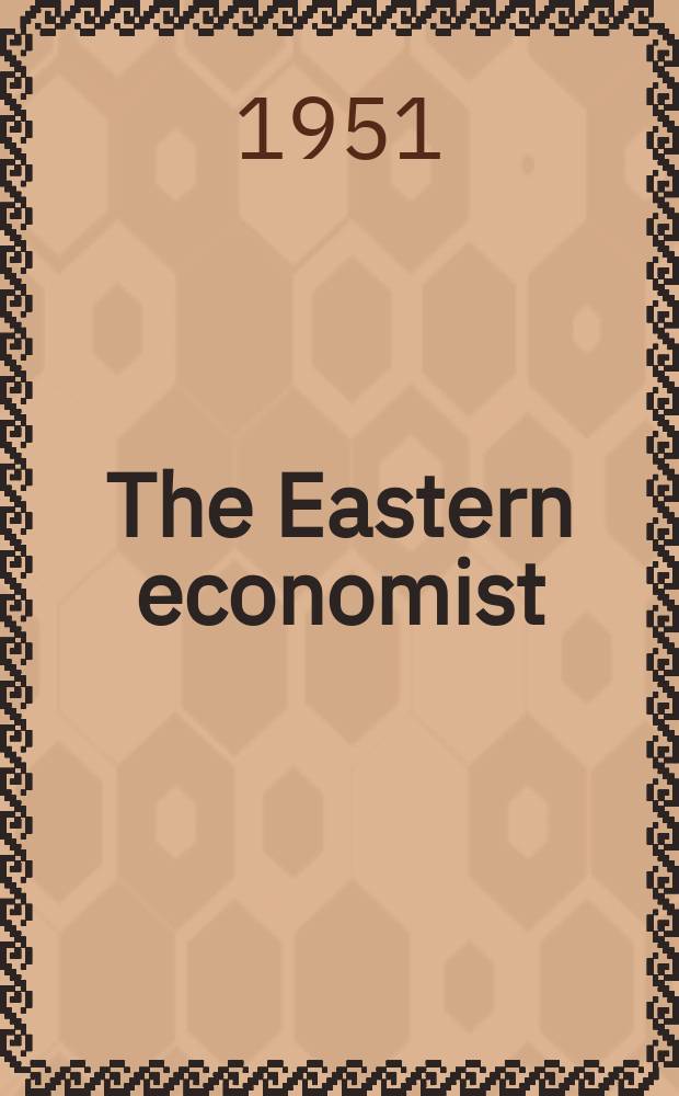 The Eastern economist : Air freight ed. Vol.16, №2 : (Engineering number)