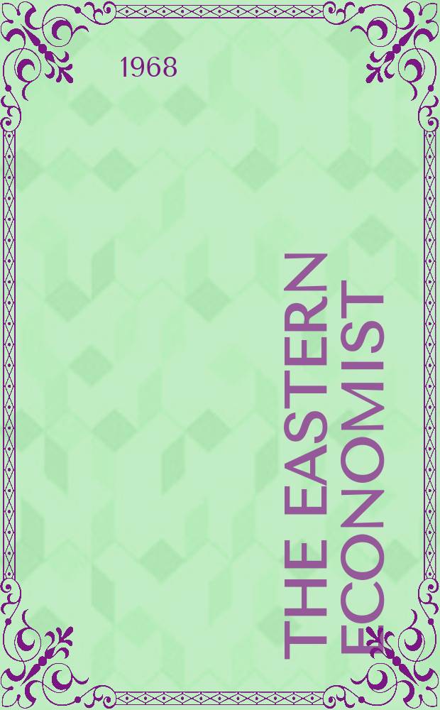 The Eastern economist : Air freight ed. Vol.51, №24 : Silver jubilee number