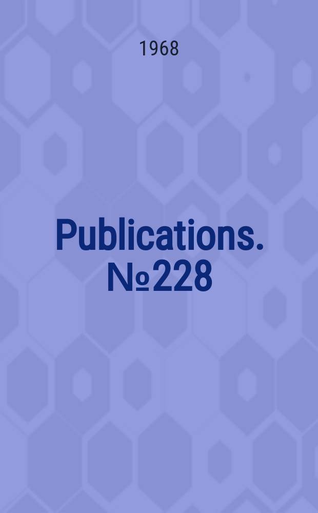 [Publications]. №228 : The Metrical life of St. Robert of Knaresborough